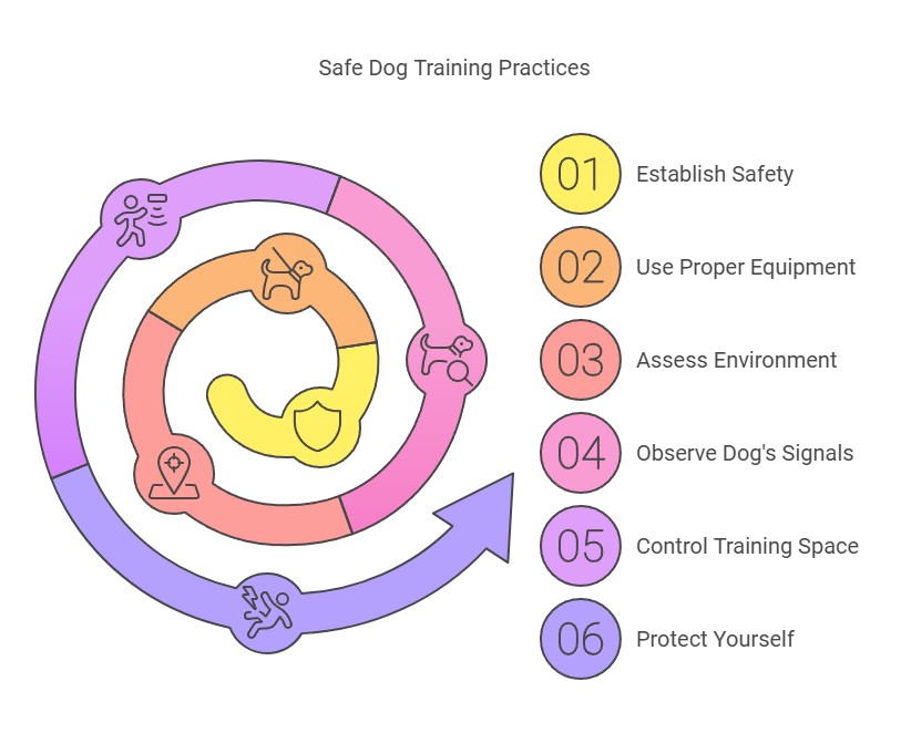 Safe Dog Training Practices Diagram